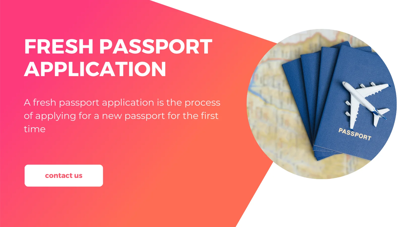 Fresh Passport Application Service